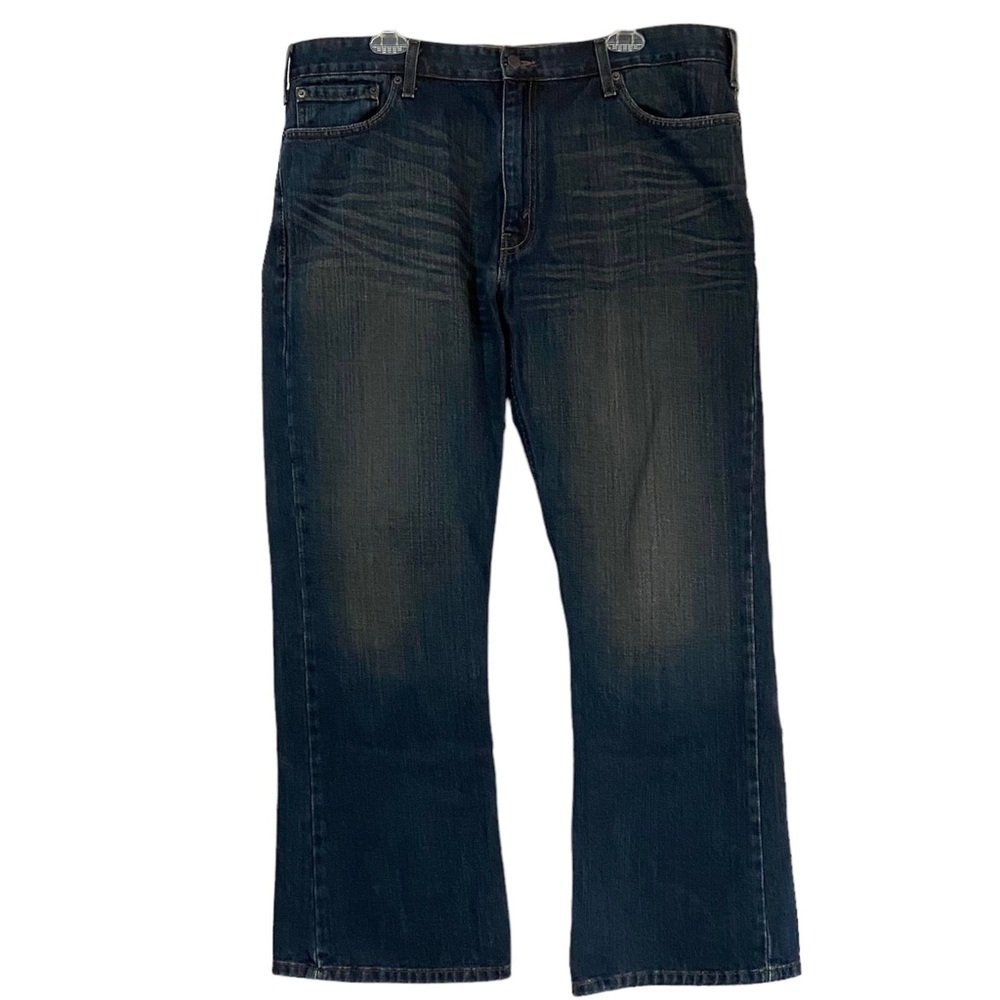 Authentics Signature Low Boot Copper Riveted Strength Blue Denim Jeans 40 x 30